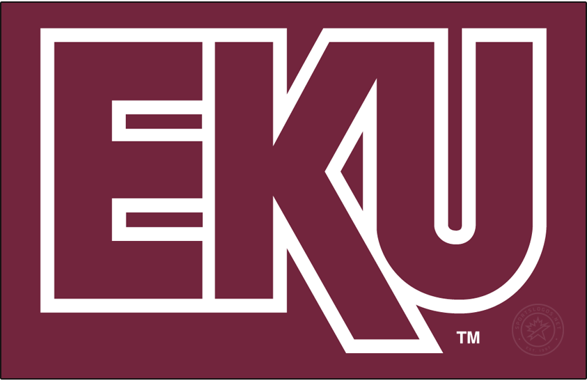 Eastern Kentucky Colonels 2004-2006 Primary Dark Logo DIY iron on transfer (heat transfer)